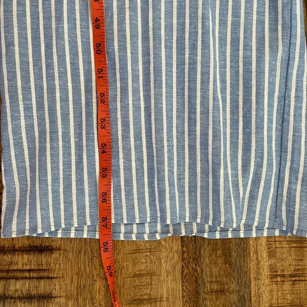 H&M blue striped